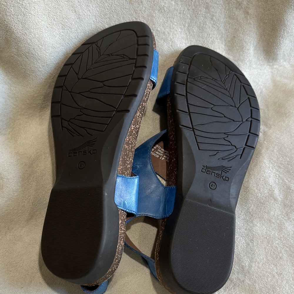 Dansko Reece Women's Vibrant Blue Sandals - Picture 6 of 13